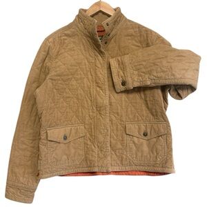 Eddie Bauer L quilted corduroy barn coat in EUC